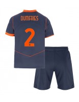 Otroške Nogometnih dresov Inter Milan Denzel Dumfries #2 Tretji 2025-26 Kratki rokavi (+ hlače)